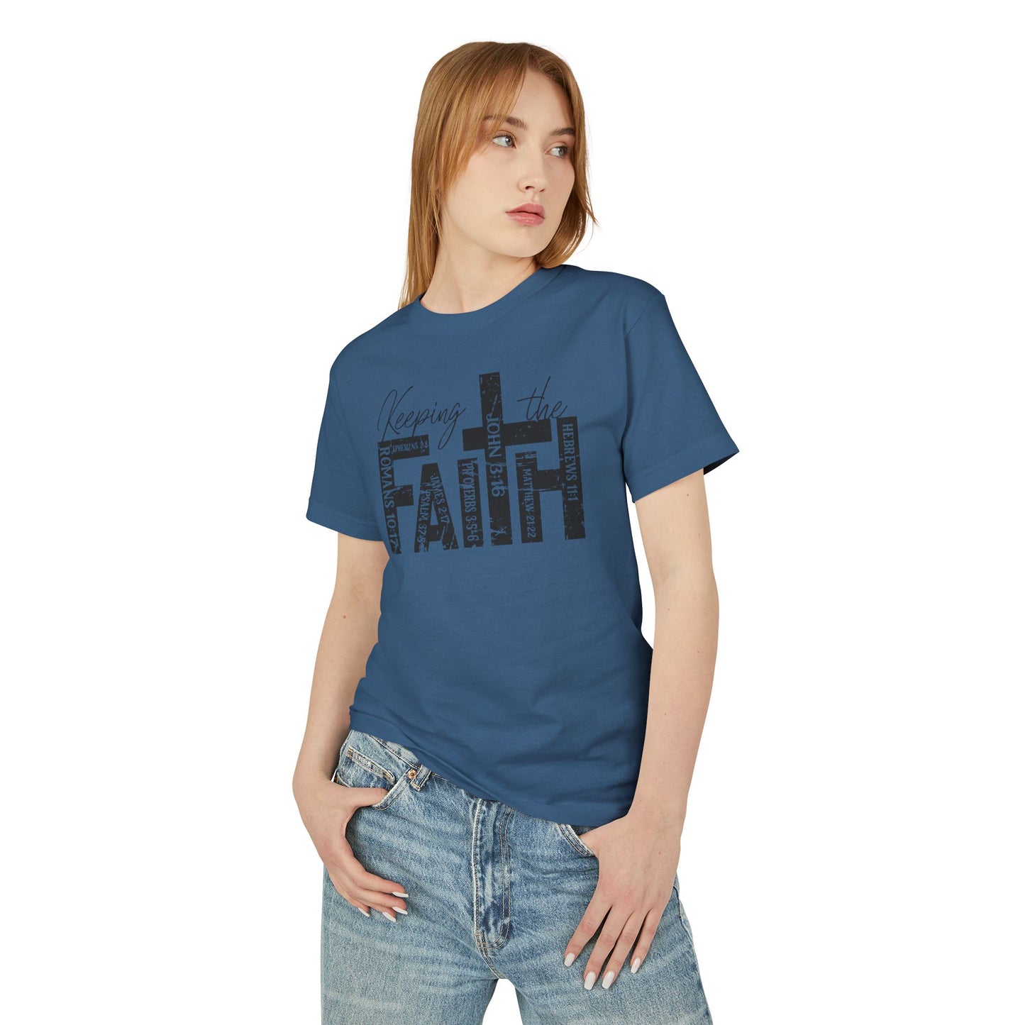 Keeping the Faith Unisex Garment-Dyed Heavyweight Cotton Tee