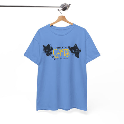 Unisex Heavy Cotton Tee - Frickin Cats