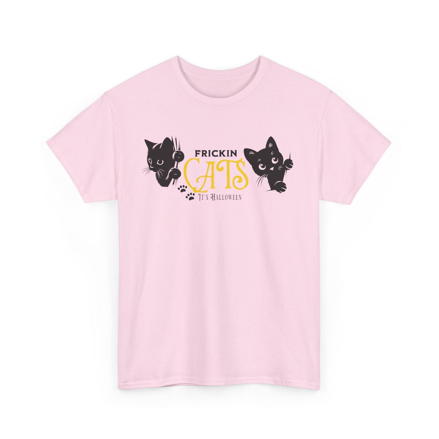 Unisex Heavy Cotton Tee - Frickin Cats