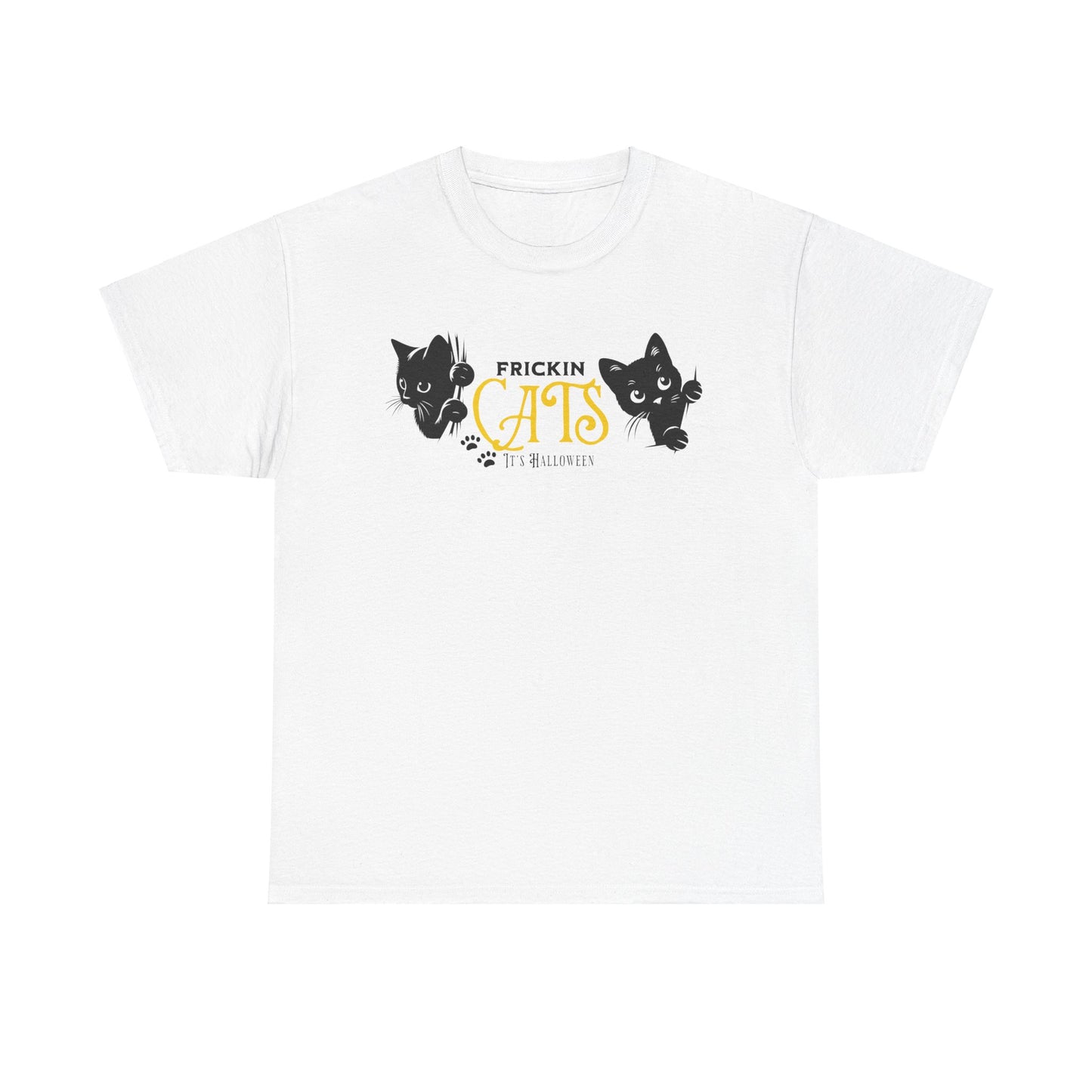 Unisex Heavy Cotton Tee - Frickin Cats