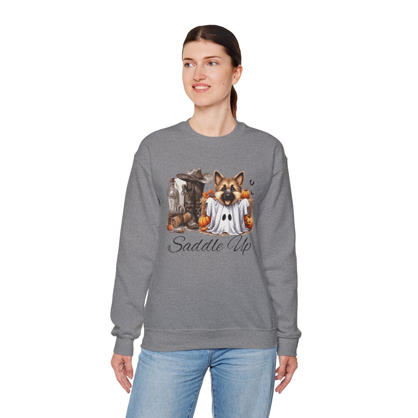 Unisex Heavy Blend™ Crewneck Sweatshirt - Cowgirl's Best Friend