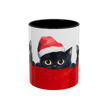 Accent Coffee Mug (11, 15oz) We 3 Kittens