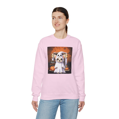 Unisex Heavy Blend™ Crewneck Sweatshirt - Chihuahua Ghost Puppy