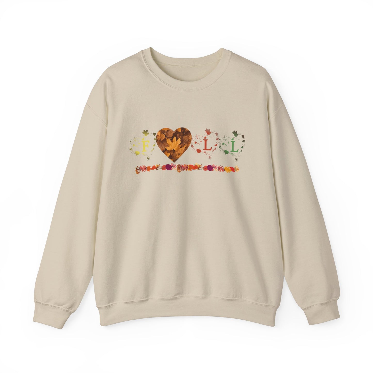 Unisex Heavy Blend™ Crewneck Sweatshirt - Fall Leaves