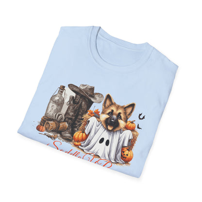 Germany Shepherd Puppy Halloween Softstyle T-Shirt