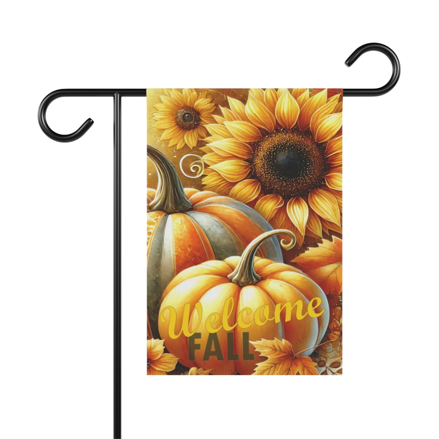 Garden & House Banner - Pumpkins Welcome Fall