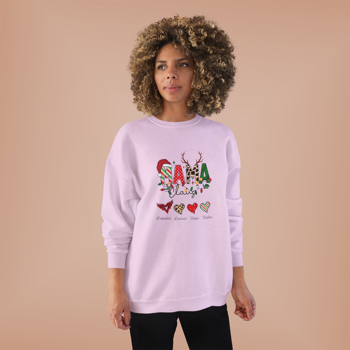 Mama Claus Personalized Unisex EcoSmart® Crewneck Sweatshirt