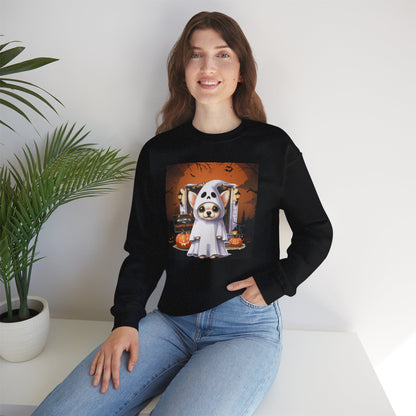 Unisex Heavy Blend™ Crewneck Sweatshirt - Chihuahua Ghost Puppy