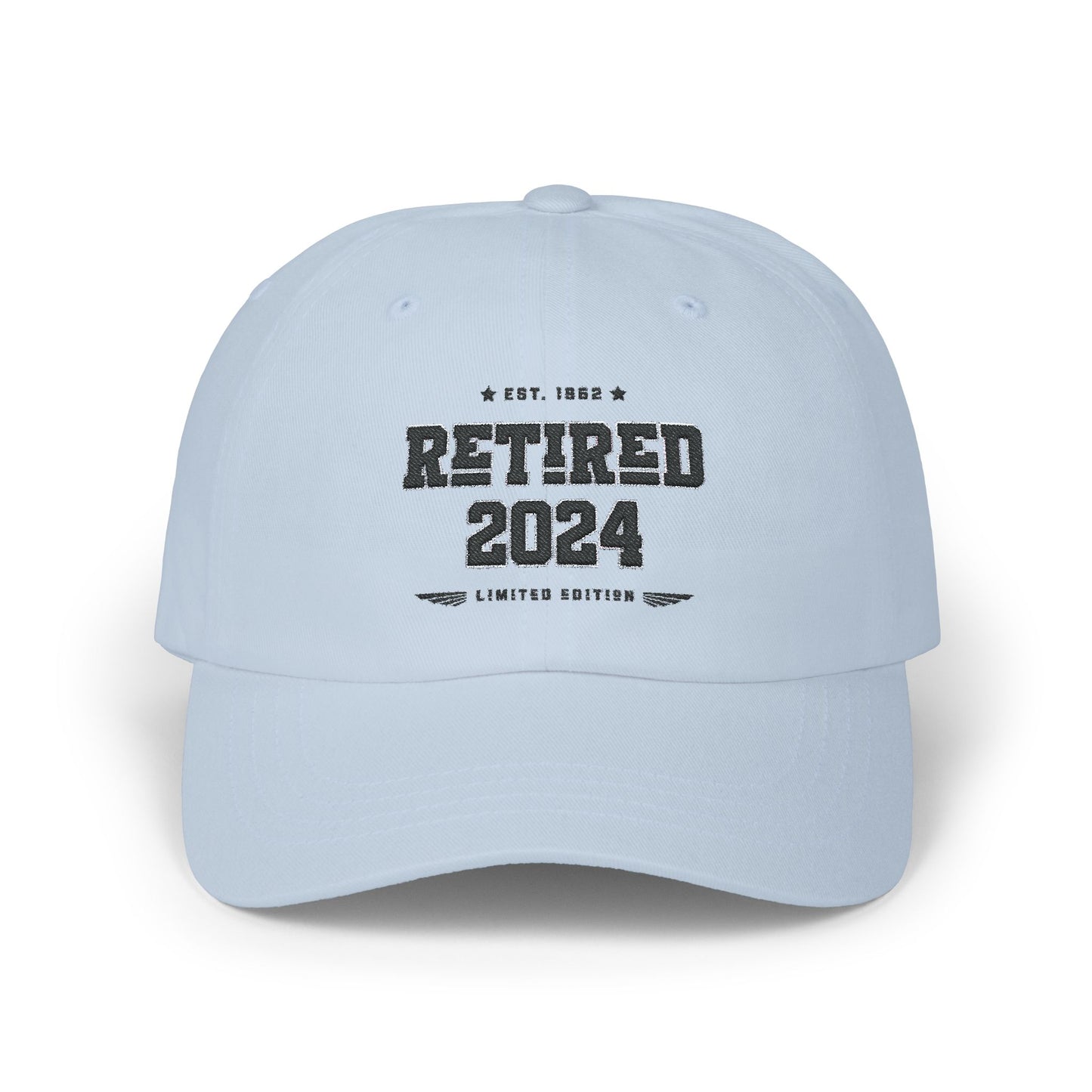 Embroidery Retired Dad Cap - Custom