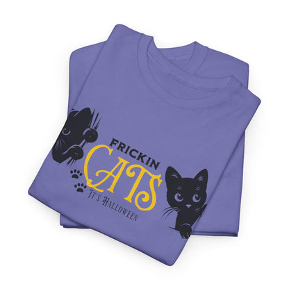 Unisex Heavy Cotton Tee - Frickin Cats