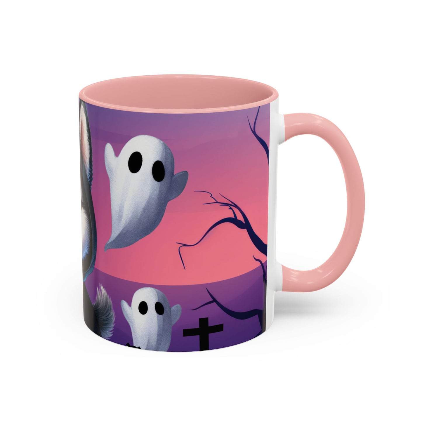 Halloween Accent Coffee Mug (11 oz) - Punisher Husky