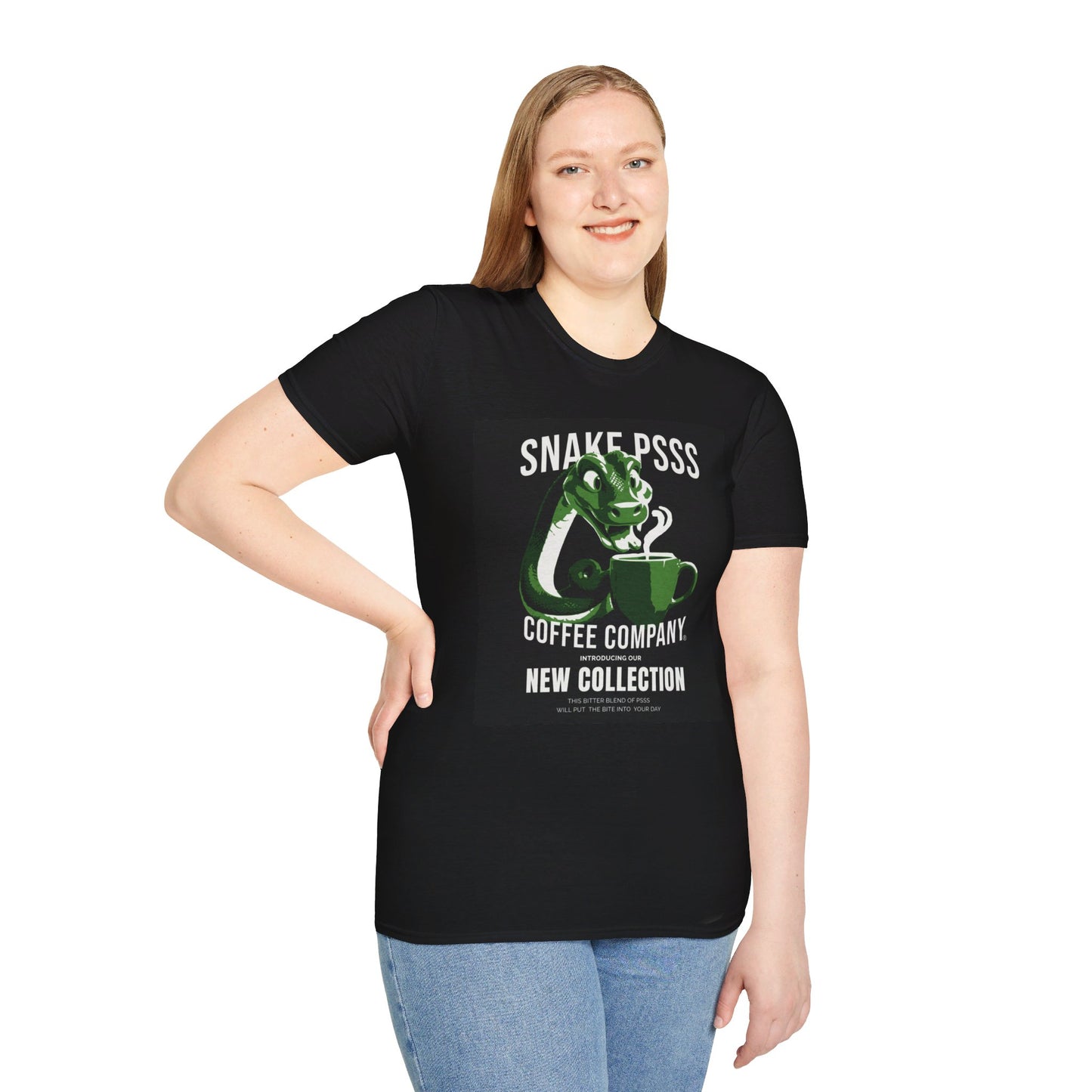 Coffee Lover Unisex T-Shirt - Snake PSSS Coffee Company Collection