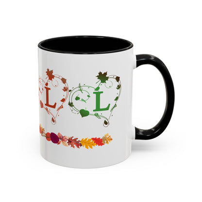 Accent Coffee Mug (11, 15oz) Fall Leaves