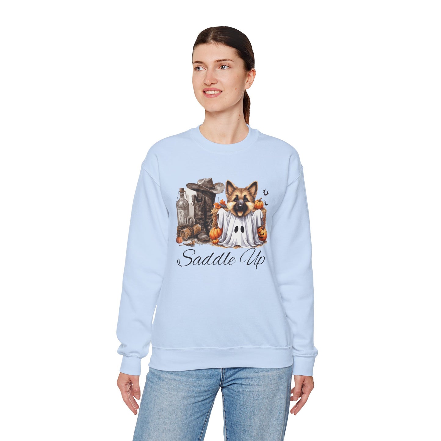 Unisex Heavy Blend™ Crewneck Sweatshirt - Cowgirl's Best Friend