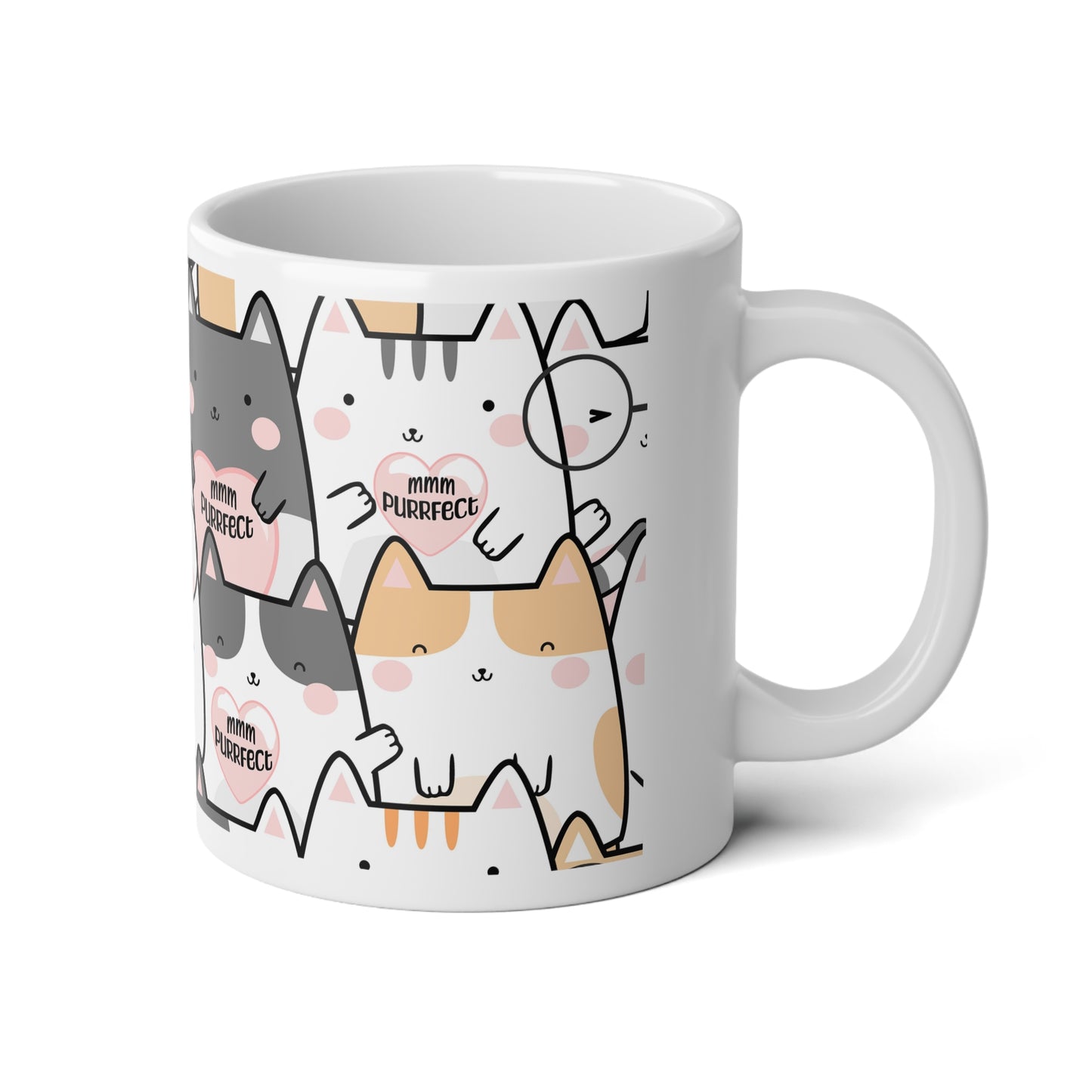 mmm Purrect Jumbo Mug, 20oz