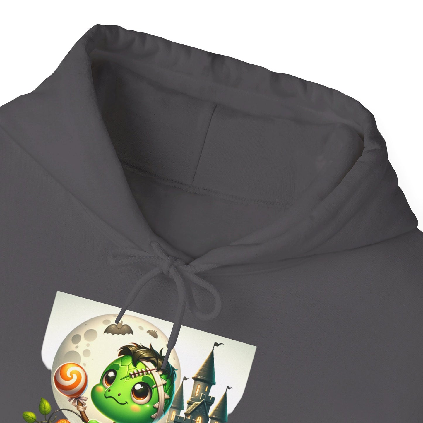 Baby Frankenstein Hooded Sweatshirt - This cute whimsical baby Frankenstein will surely endear you instead of creating fear and terror!