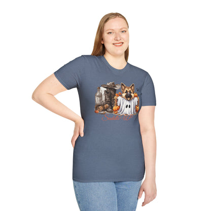 Germany Shepherd Puppy Halloween Softstyle T-Shirt