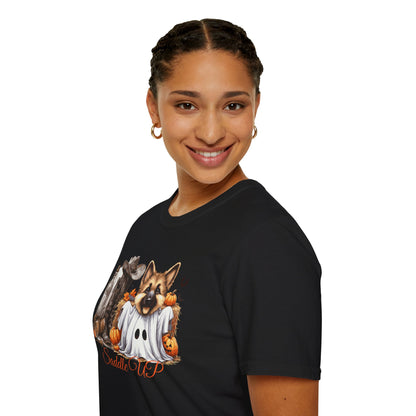 Germany Shepherd Puppy Halloween Softstyle T-Shirt