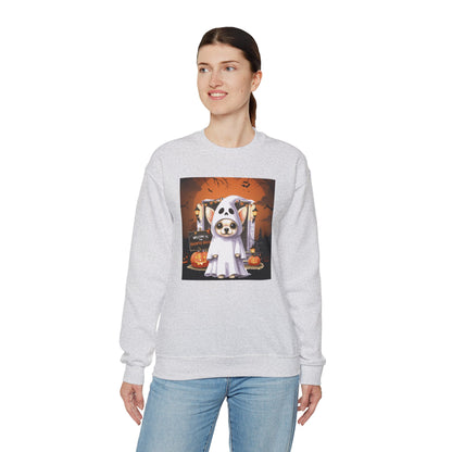 Unisex Heavy Blend™ Crewneck Sweatshirt - Chihuahua Ghost Puppy