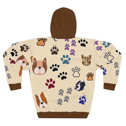 American Bulldog Unisex Pullover Hoodie (AOP)