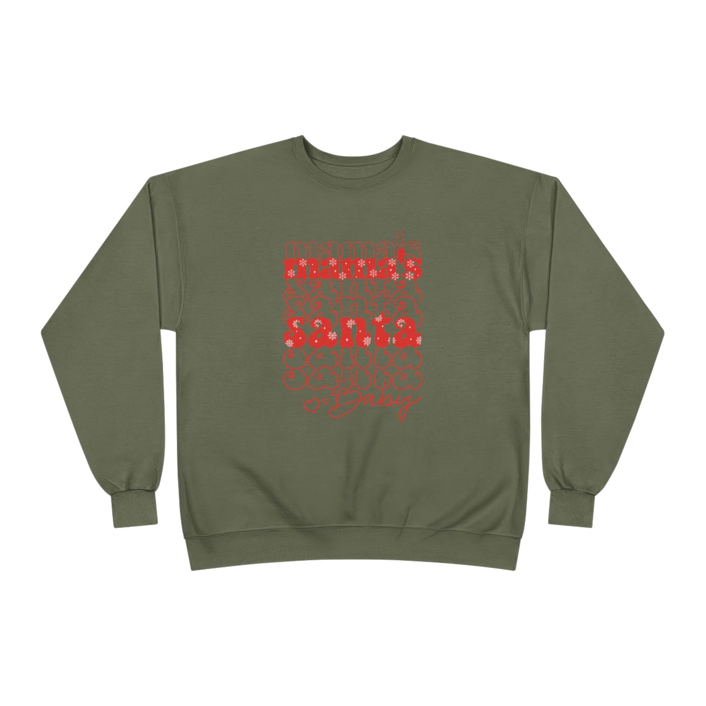 Mama's Santa Baby Unisex EcoSmart® Crewneck Sweatshirt