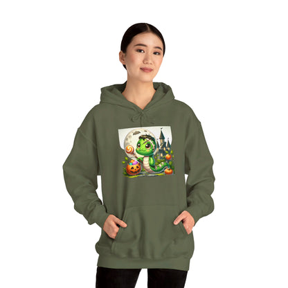 Baby Frankenstein Hooded Sweatshirt - This cute whimsical baby Frankenstein will surely endear you instead of creating fear and terror!