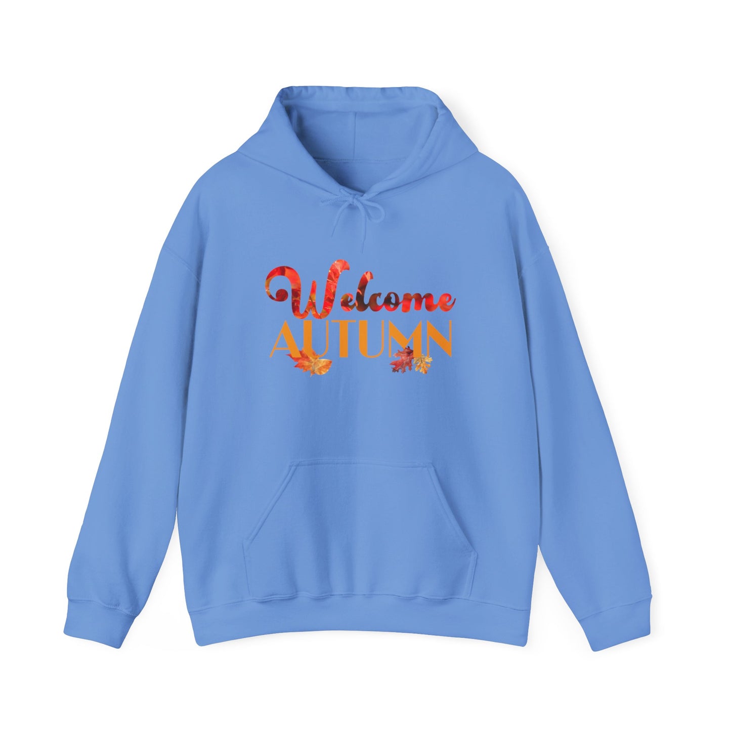 Welcome Autumn Leaves - Unisex Heavy Blend™ Hooded Sweatshirt