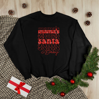 Mama's Santa Baby Unisex EcoSmart® Crewneck Sweatshirt