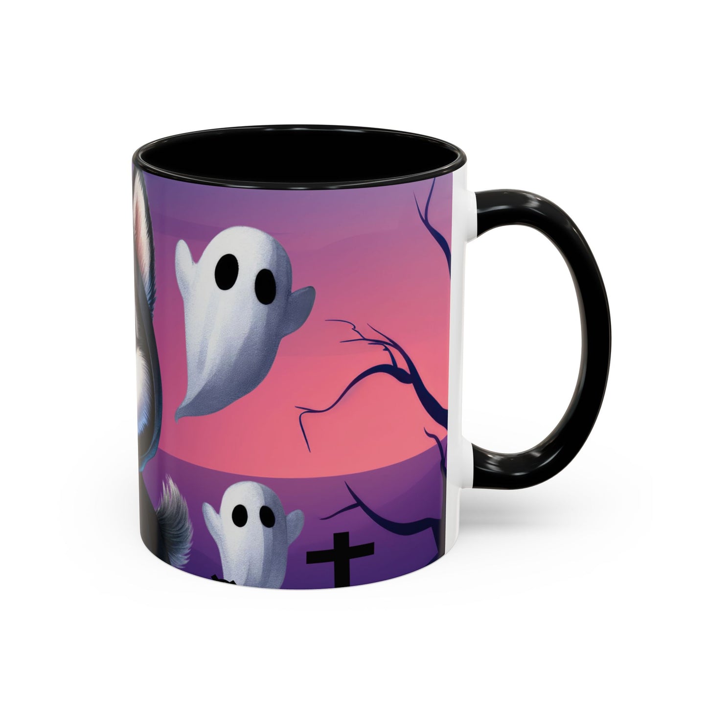 Halloween Accent Coffee Mug (11 oz) - Punisher Husky