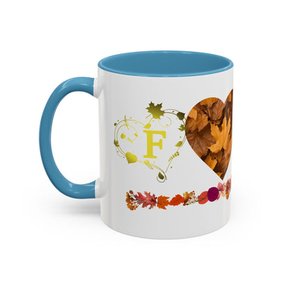 Accent Coffee Mug (11, 15oz) Fall Leaves