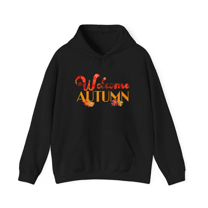 Welcome Autumn Leaves - Unisex Heavy Blend™ Hooded Sweatshirt