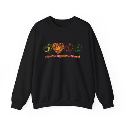 Unisex Heavy Blend™ Crewneck Sweatshirt - Fall Leaves