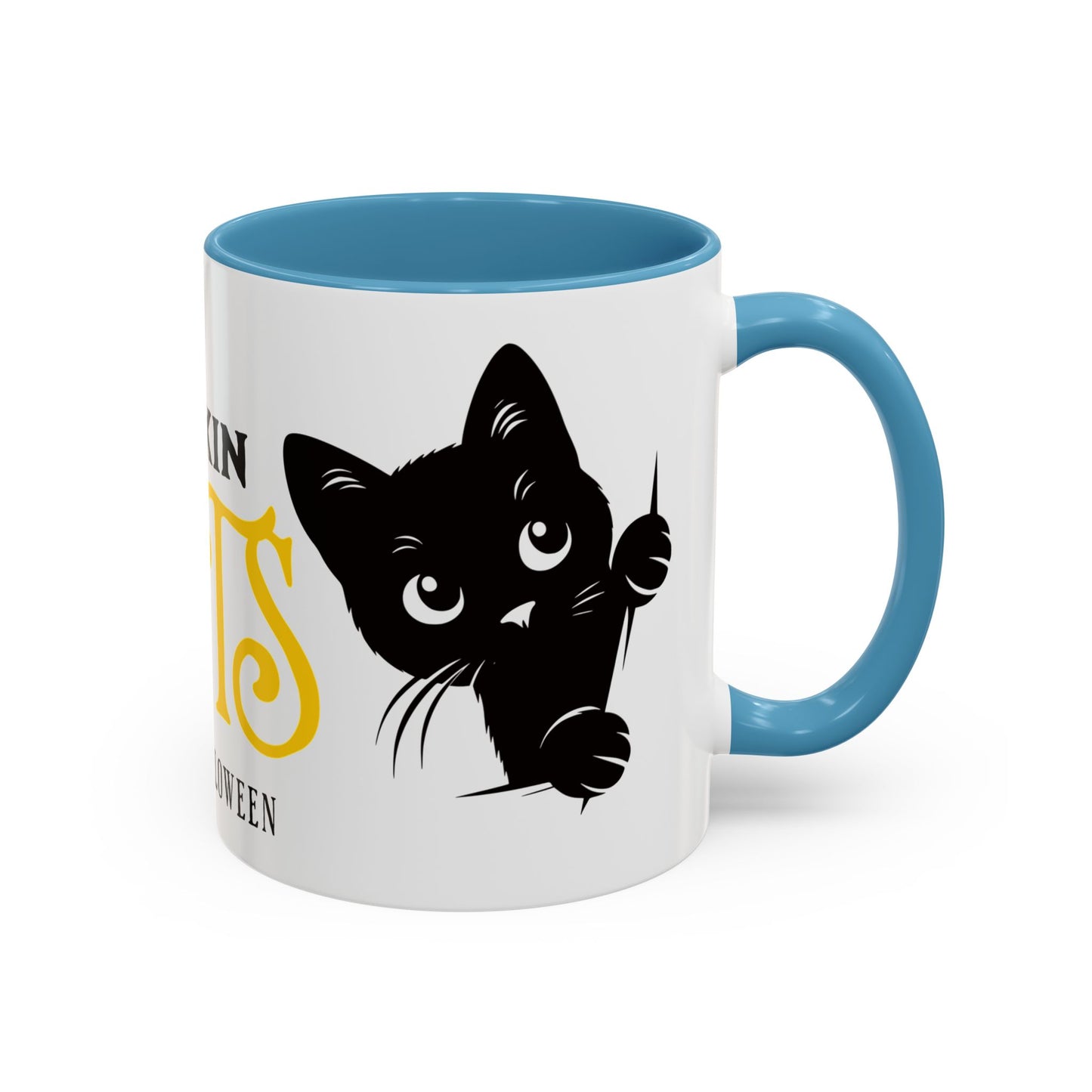 Halloween Accent Coffee Mug (11oz) - Frickin Cats