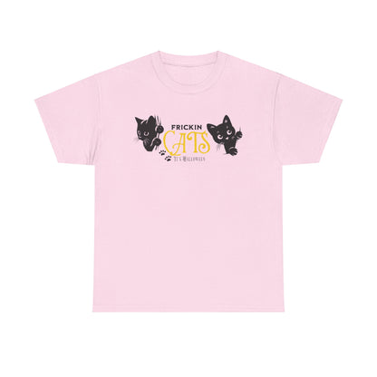 Unisex Heavy Cotton Tee - Frickin Cats