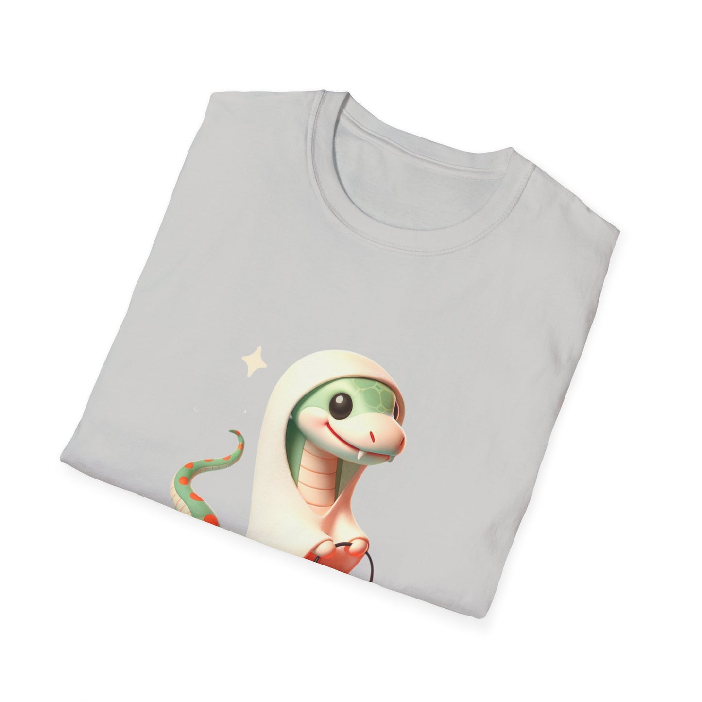 Halloween Snake T-Shirt - Adorable baby snake dressed in sheet is ready for some ghostly Trick or Treats.