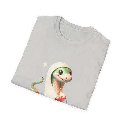 Halloween Snake T-Shirt - Adorable baby snake dressed in sheet is ready for some ghostly Trick or Treats.