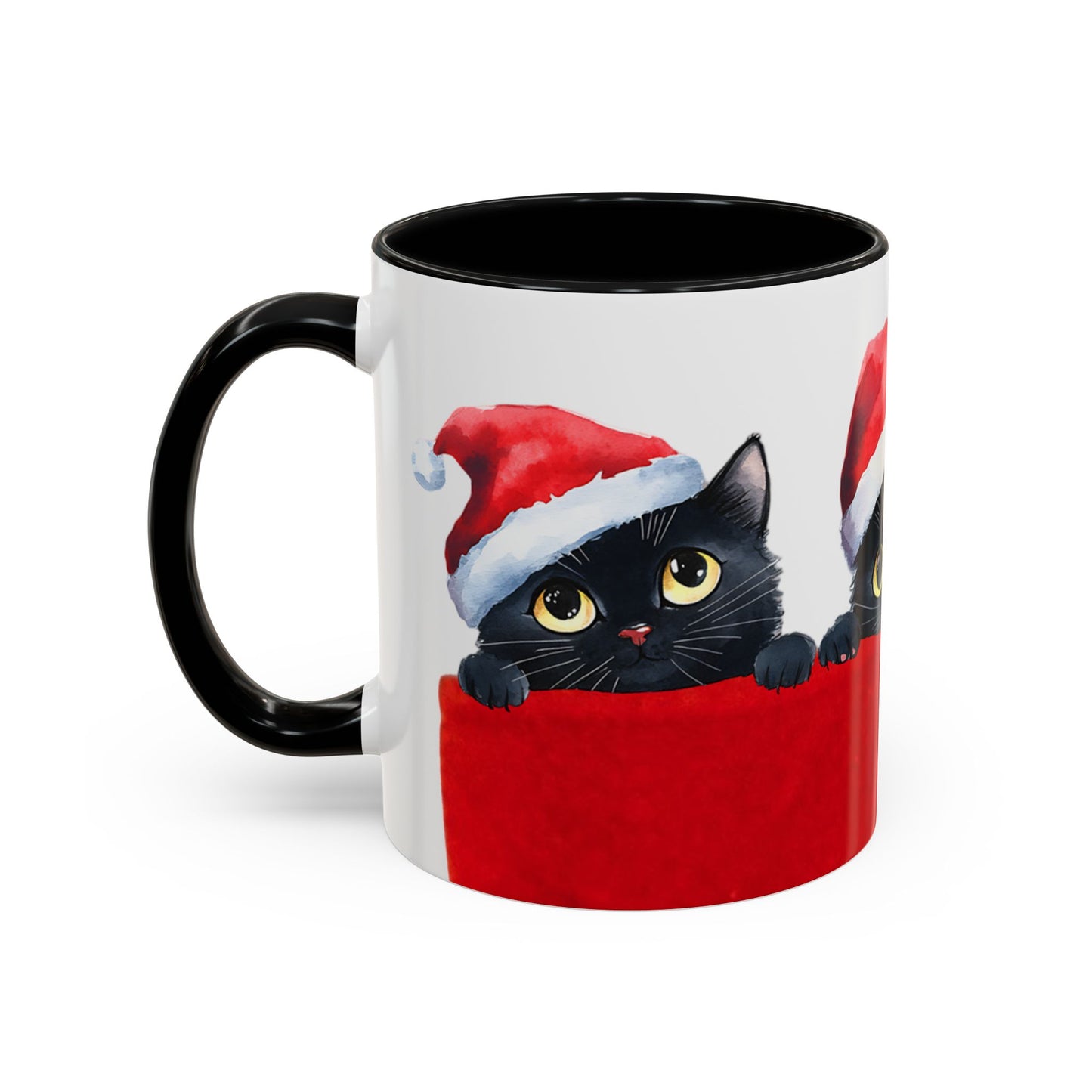 Accent Coffee Mug (11, 15oz) We 3 Kittens