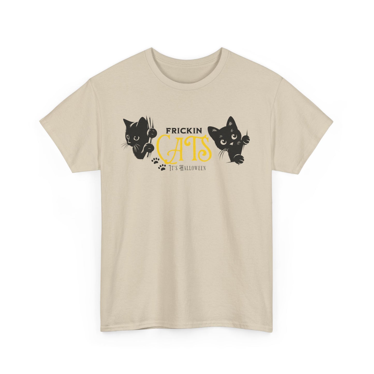 Unisex Heavy Cotton Tee - Frickin Cats