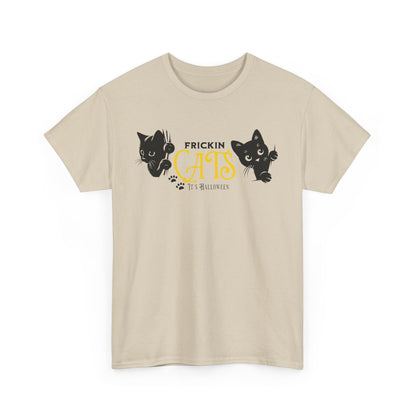 Unisex Heavy Cotton Tee - Frickin Cats