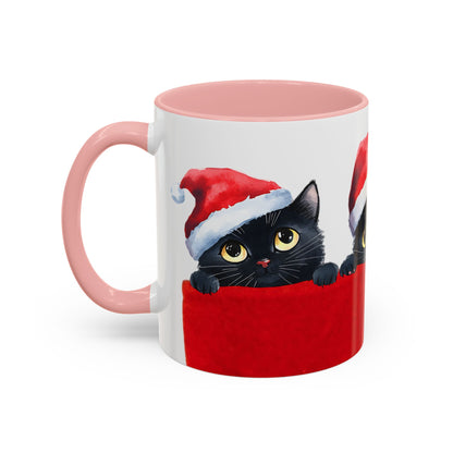 Accent Coffee Mug (11, 15oz) We 3 Kittens