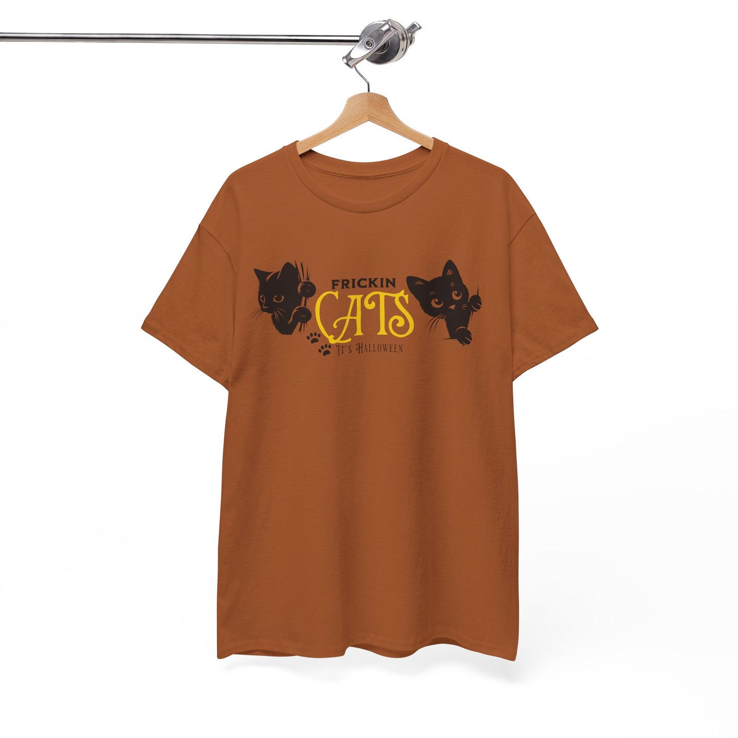 Unisex Heavy Cotton Tee - Frickin Cats