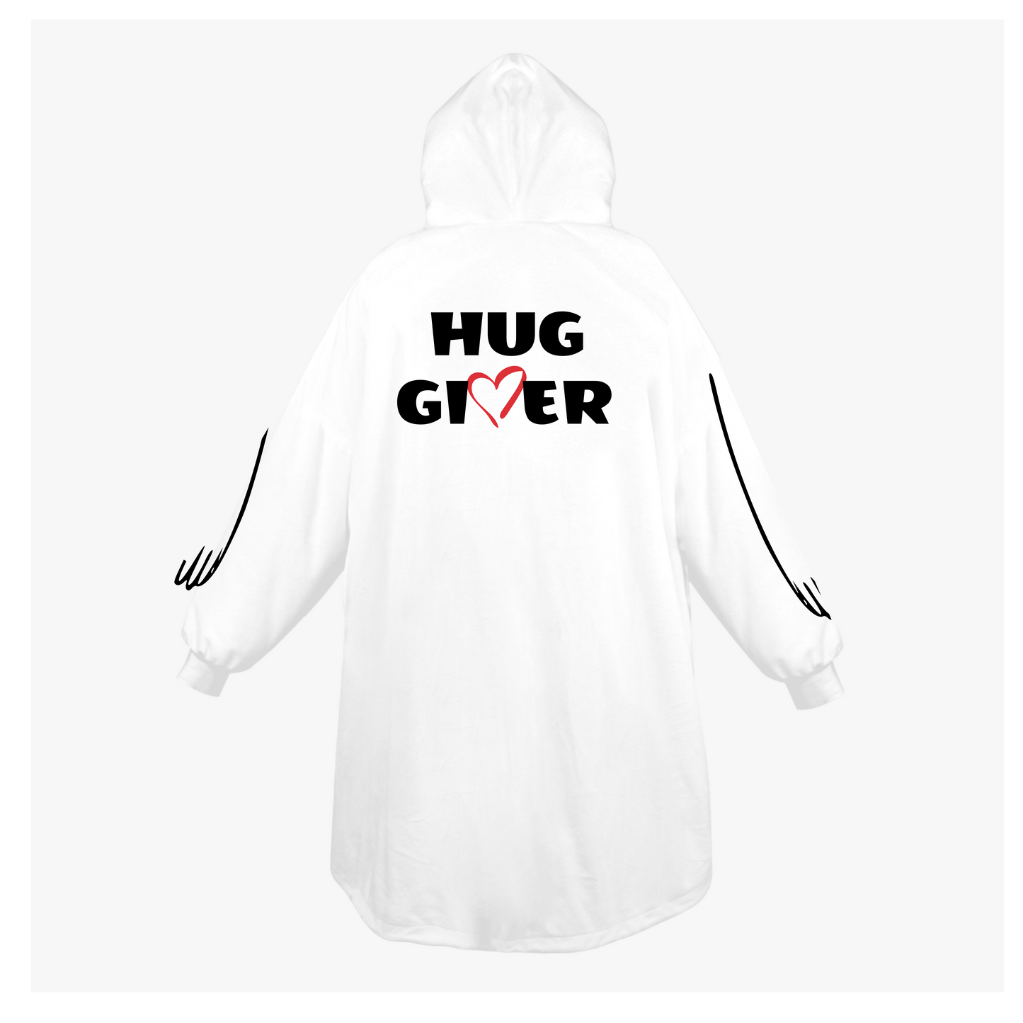 Hug Giver Unisex Hooded Blanket