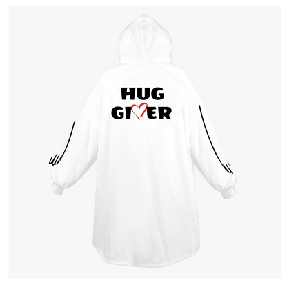 Hug Giver Unisex Hooded Blanket