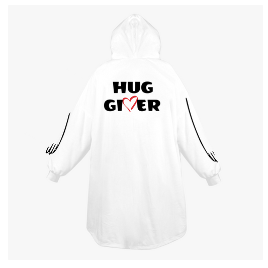 Hug Giver Unisex Hooded Blanket