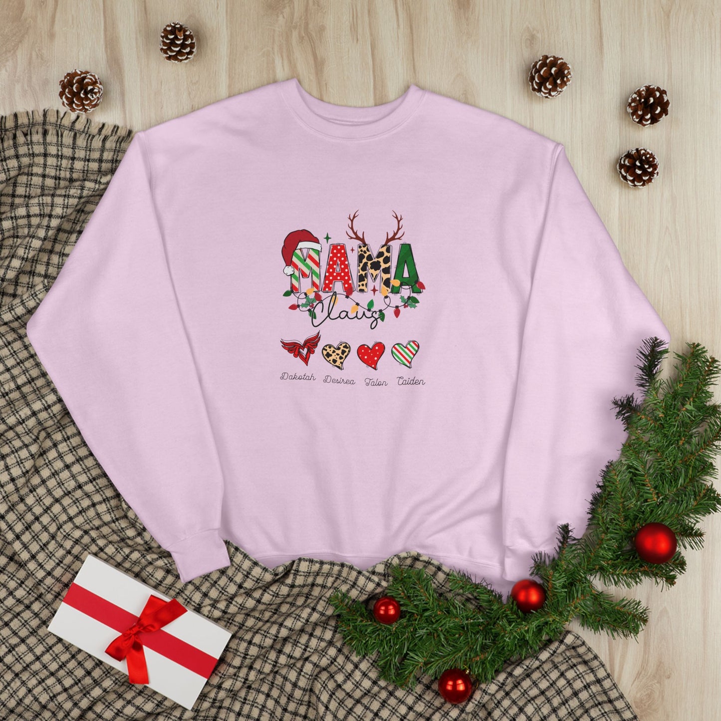 Mama Claus Personalized Unisex EcoSmart® Crewneck Sweatshirt