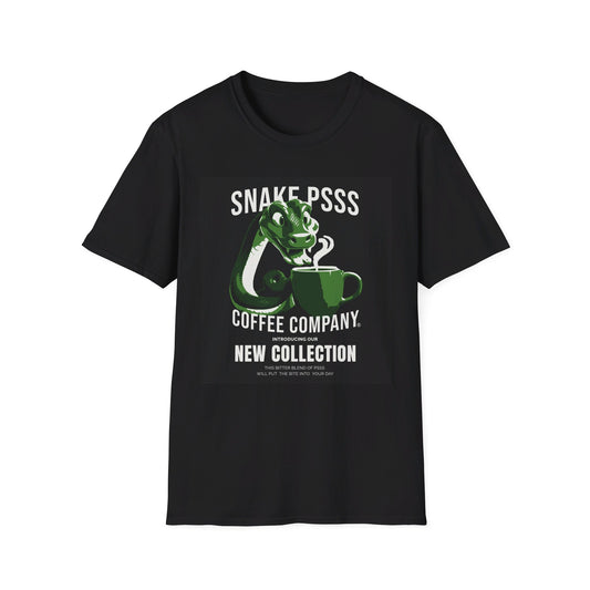 Coffee Lover Unisex T-Shirt - Snake PSSS Coffee Company Collection