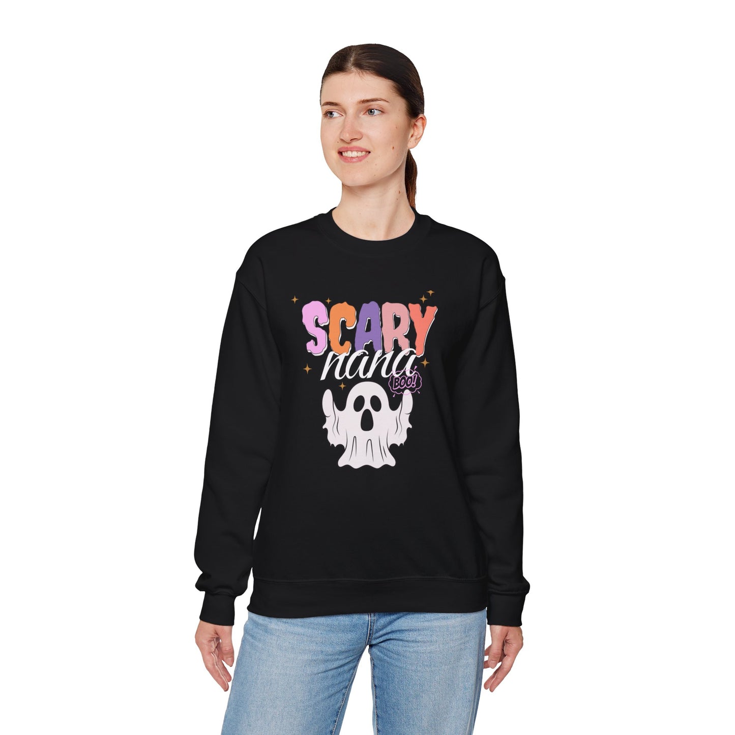 Unisex Heavy Blend™ Crewneck Sweatshirt - Scary Nana