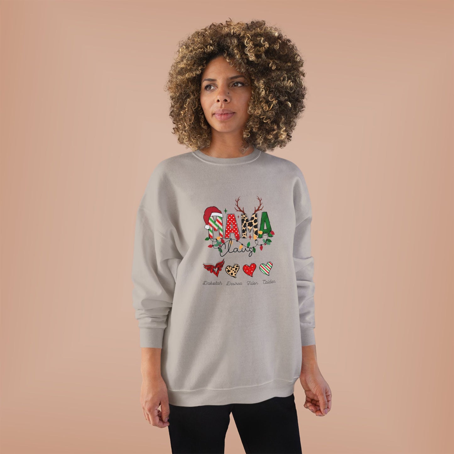 Mama Claus Personalized Unisex EcoSmart® Crewneck Sweatshirt