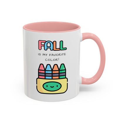 Fall Is My Favorite Color - Accent Coffee Mug (11 oz)