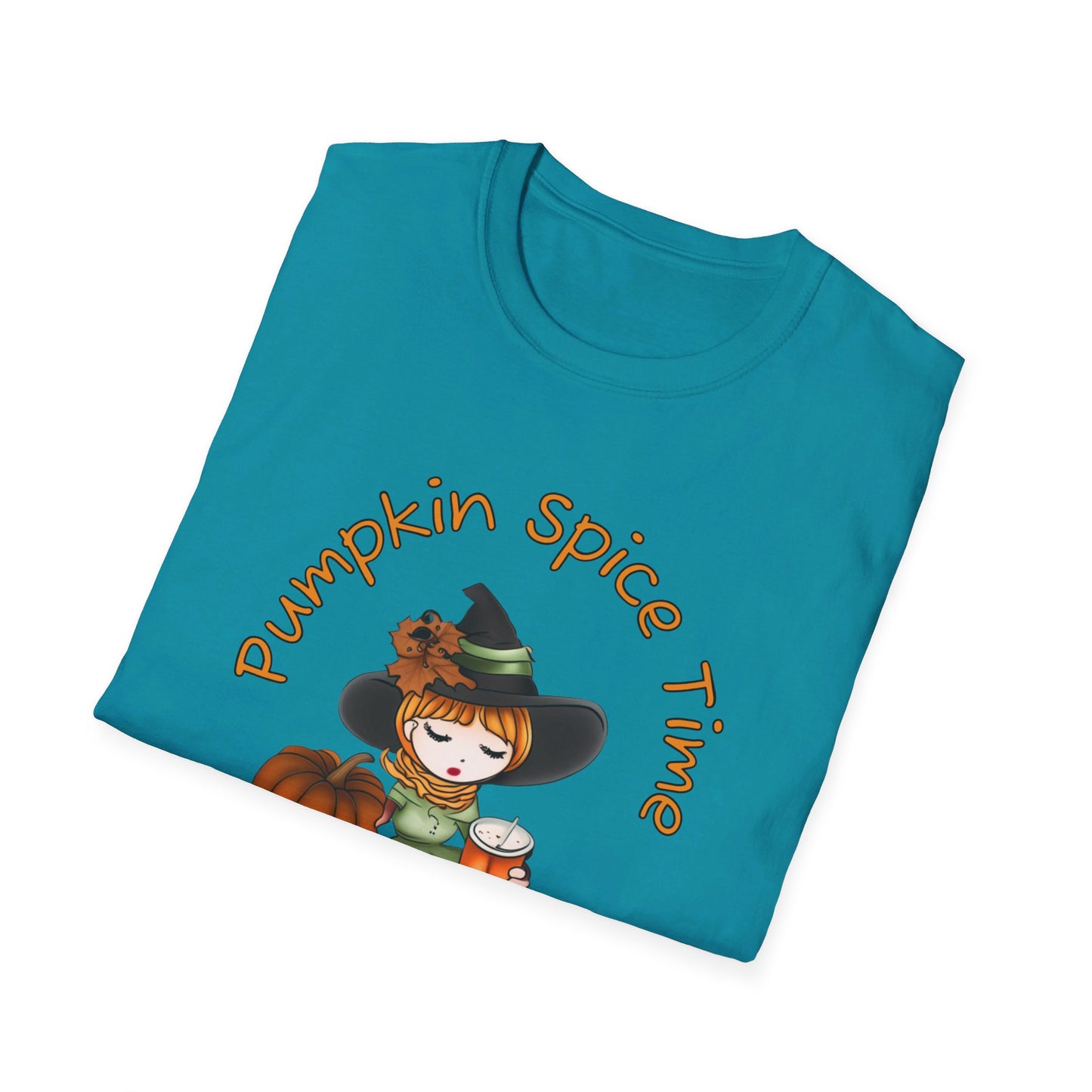 Pumpkin Spice Witch T-Shirt - Adorable Halloween Witch is all about her Pumpkin Spice